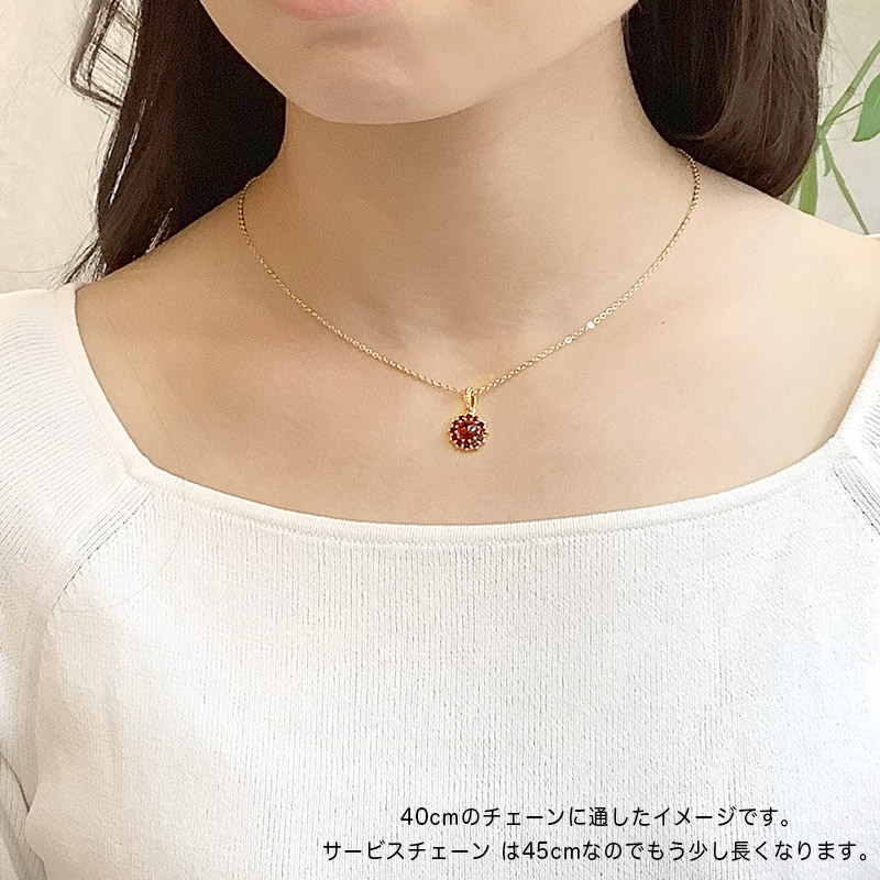 楽天市場】【碌山】 シルバー ガーネット ダリア ペンダントトップ碌山