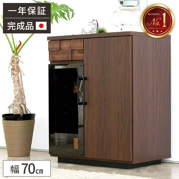 楽天市場】【レビュー特典付き】キャビネット レンジ台 完成品