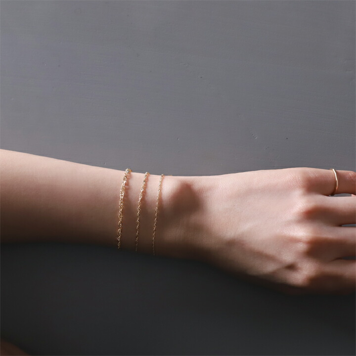 楽天市場】【2/22まで 1500円OFF】 18金 ブレスレット k18 レディース