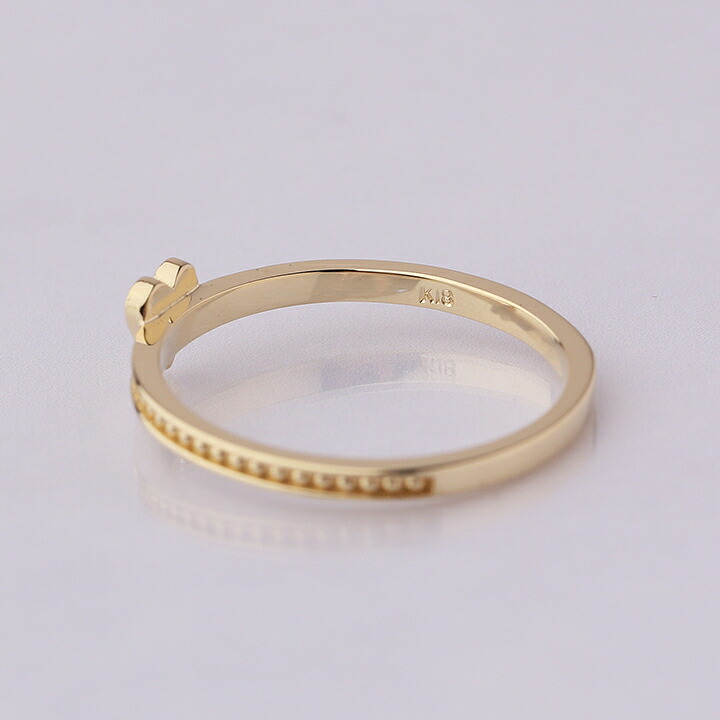 楽天市場】【2/22まで 3％OFF】 18金 リング k18 ピンキーリング 18k