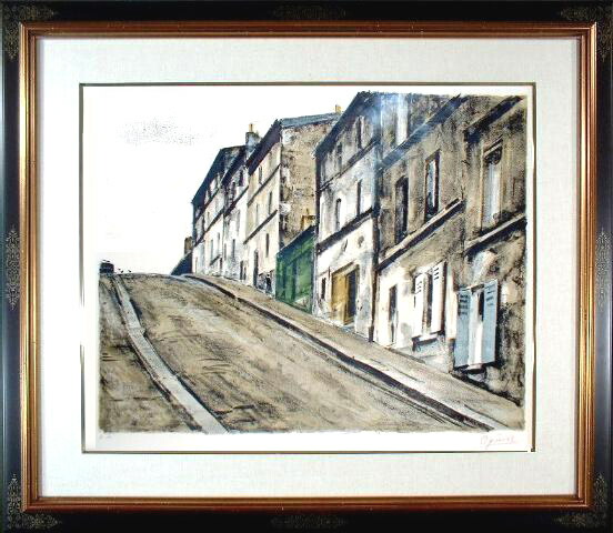 楽天市場】荻須高徳 リトグラフ 食料品店 1981 : ギャラリーダッド