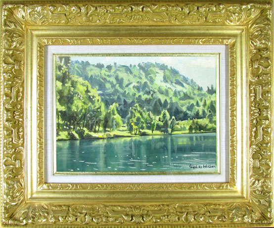 即購入可】NARUMI 石川滋彦 風景画 陶板画 額装品 箱付き 2026年最新