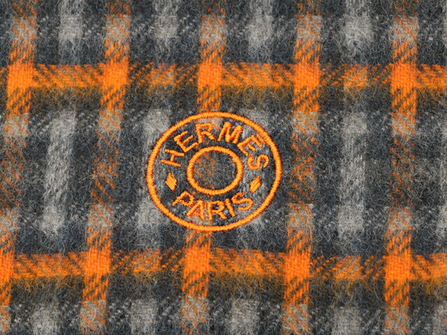 楽天市場】HERMES エルメス マフラー Hエコセ・レクトヴェルソ