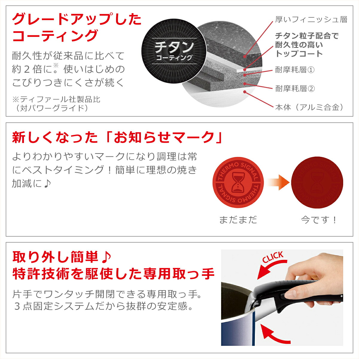 楽天市場】【クーポン4種あり】T-fal ティファール フライパン セット