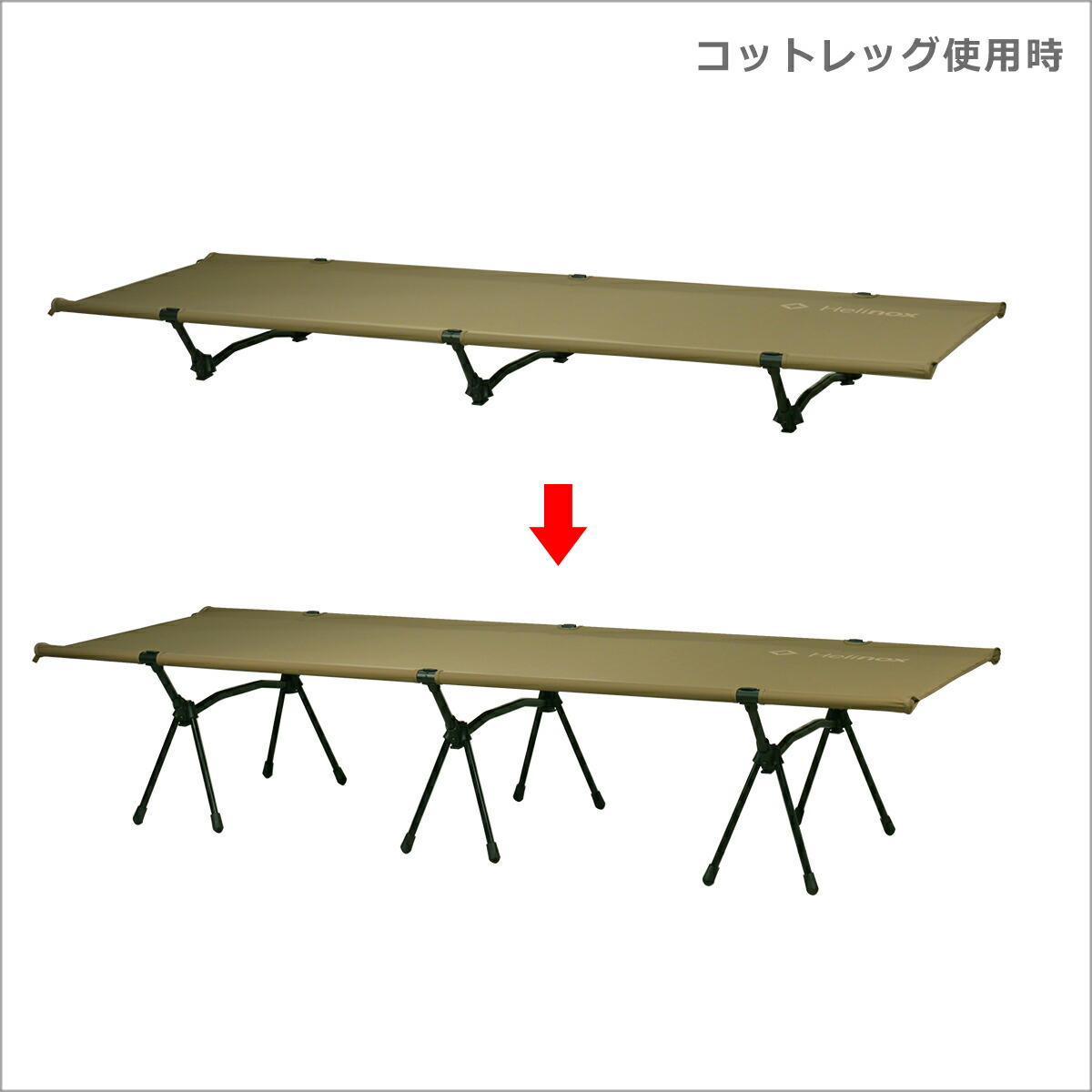 楽天市場】【クーポン4種あり】ヘリノックス コットワン