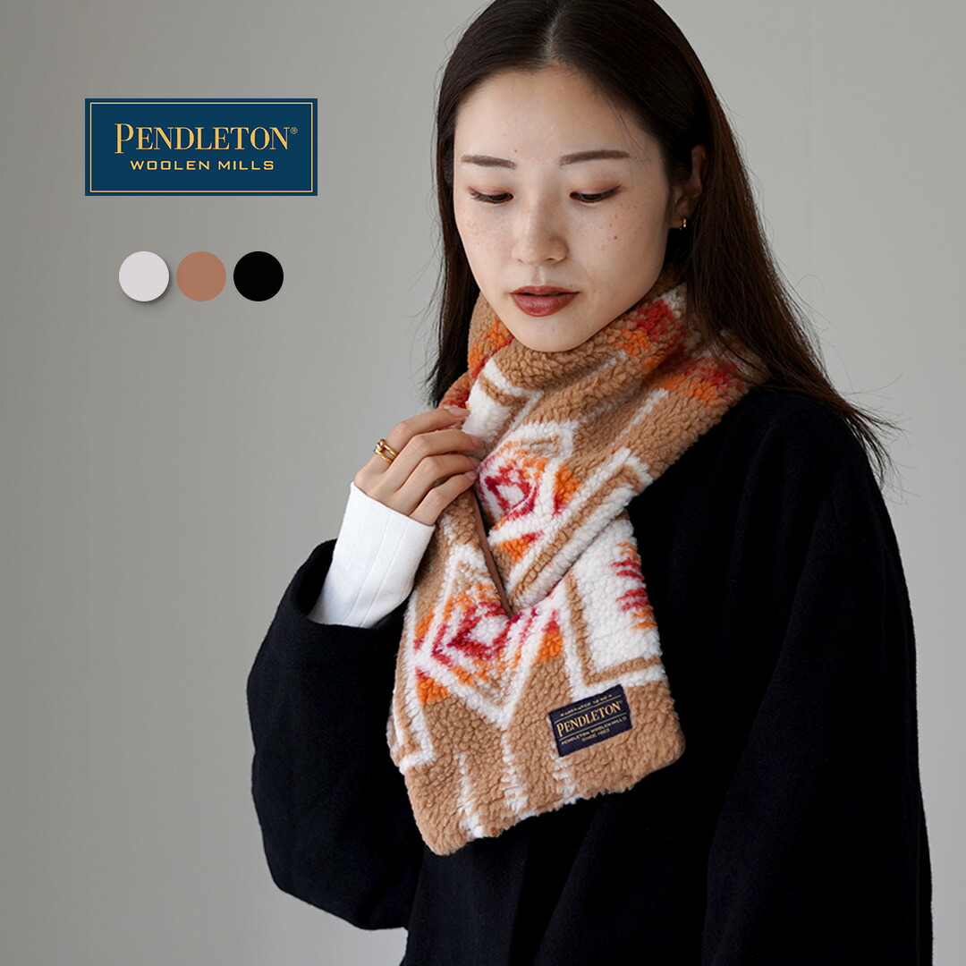 楽天市場】【30％OFF】PENDLETON（ペンドルトン） ボア マフラー