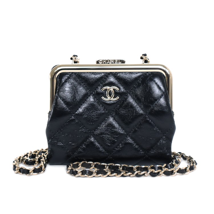 楽天市場】CHANEL マトラッセ ミニ チェーンウォレット チェーン
