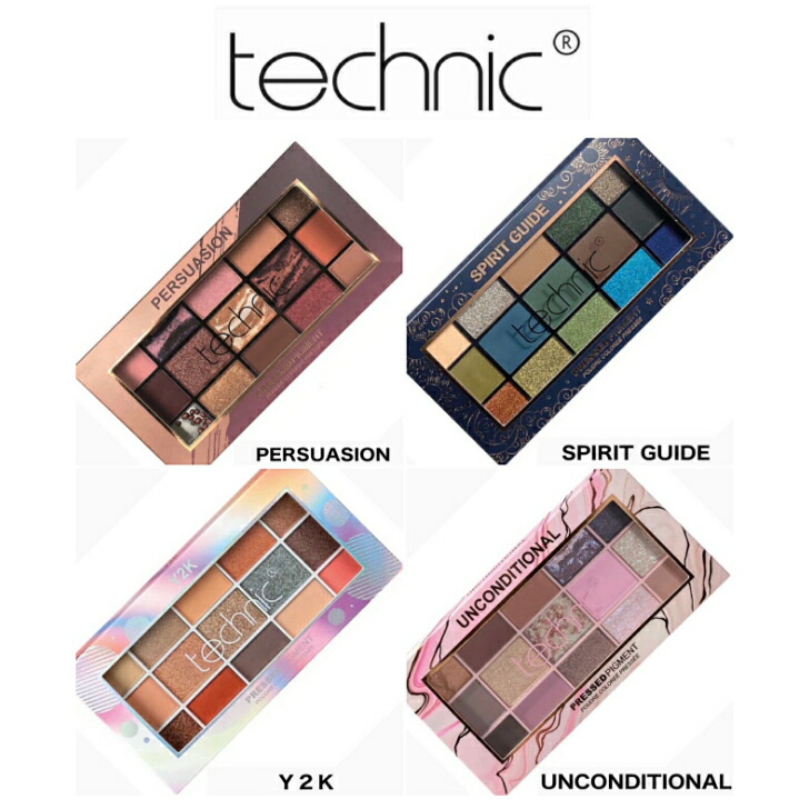 楽天市場】technic テクニック15色 アイシャドウパレット シリーズ