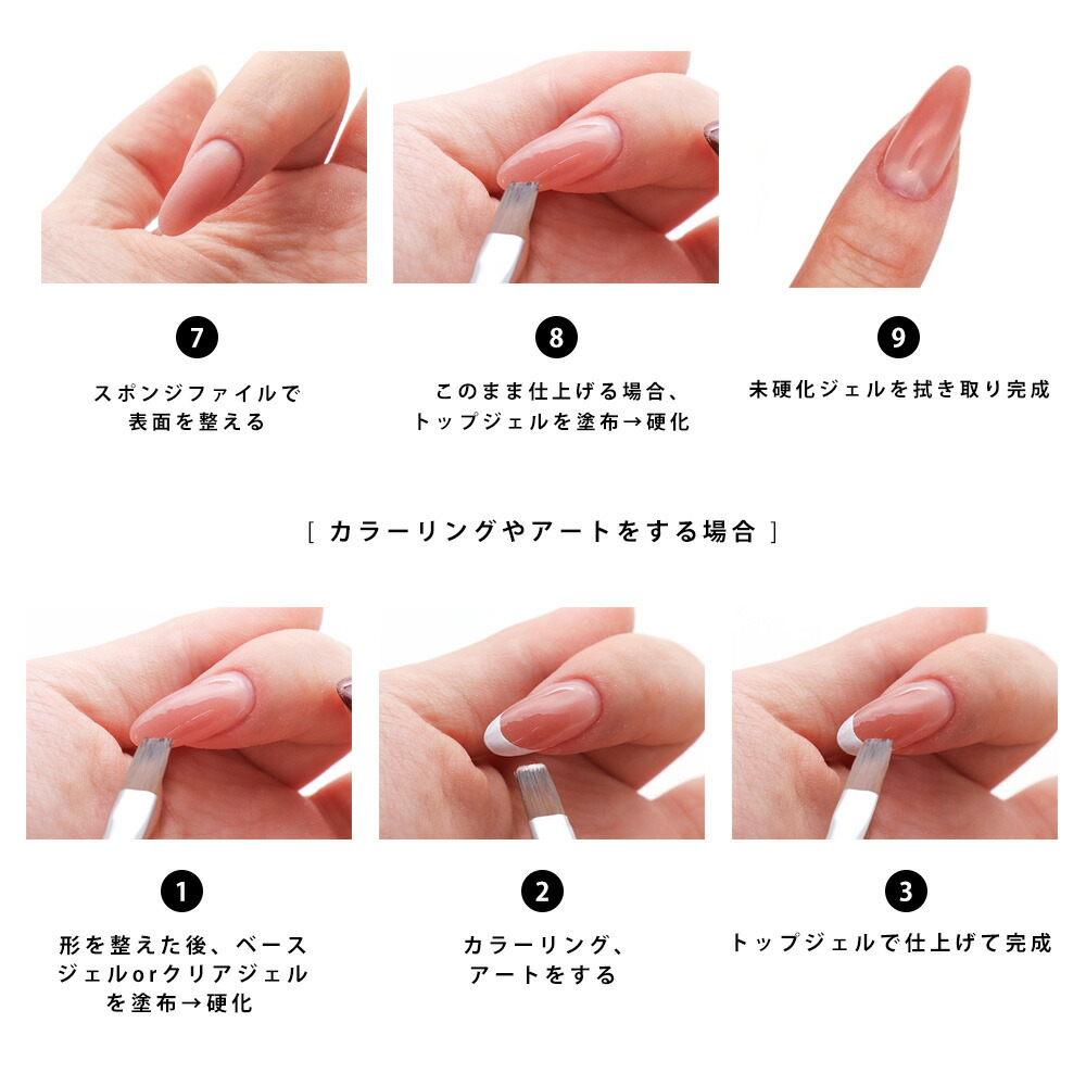 楽天市場】ネイルチップ ネイルツール ポリジェル専用フォームチップ