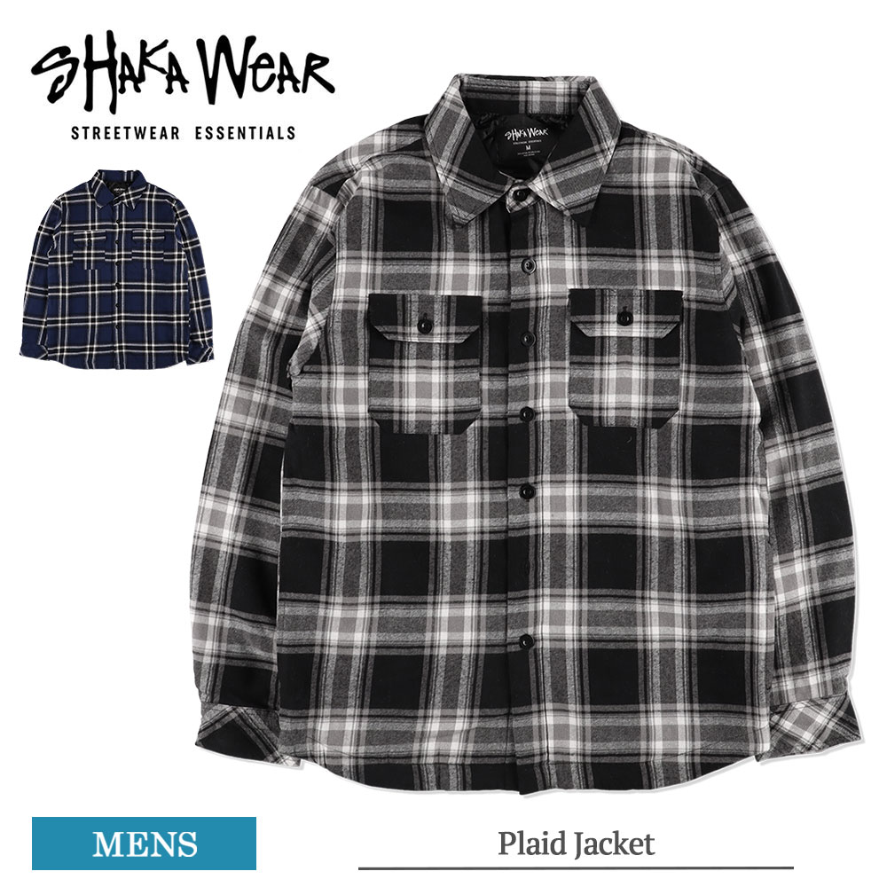 楽天市場】SHAKA WEAR シャカウェア Plaid Jacket プレイド ジャケット