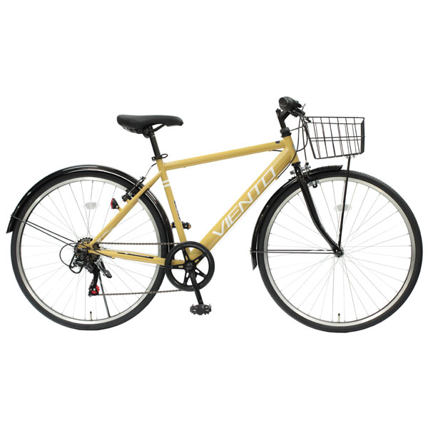 楽天市場】【自転車専門店】カゴ付き クロスバイク 泥除け付き 自転車