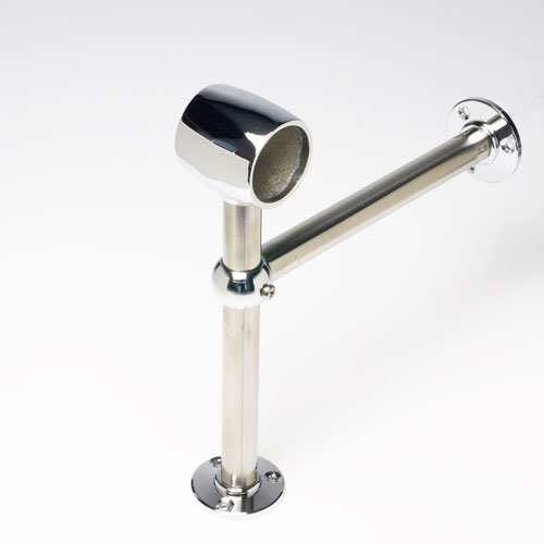 楽天市場】足掛金物 CPB-2 足掛ブラケット カウンター 足置きパイプ用