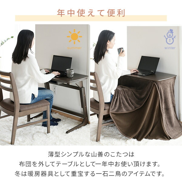 楽天市場】【P5倍 2/24 9:59迄】 こたつ デスクこたつ こたつ布団 2点