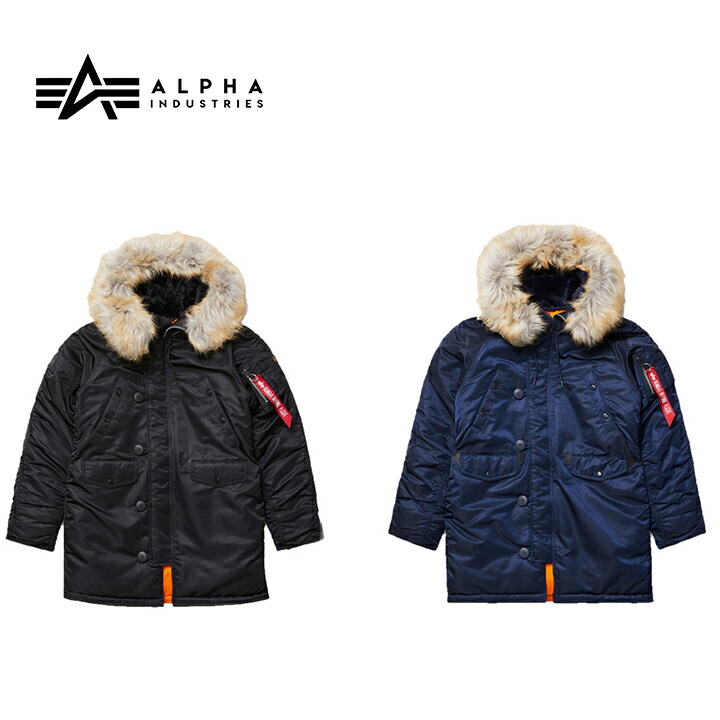 楽天市場】アルファインダストリー ALPHA INDUSTRIES N-3B W PARKA