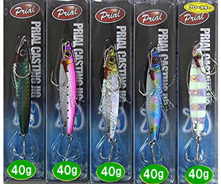 楽天市場】プライアル PRIAL JIG R 40g メタルジグルアー CASTING JIG