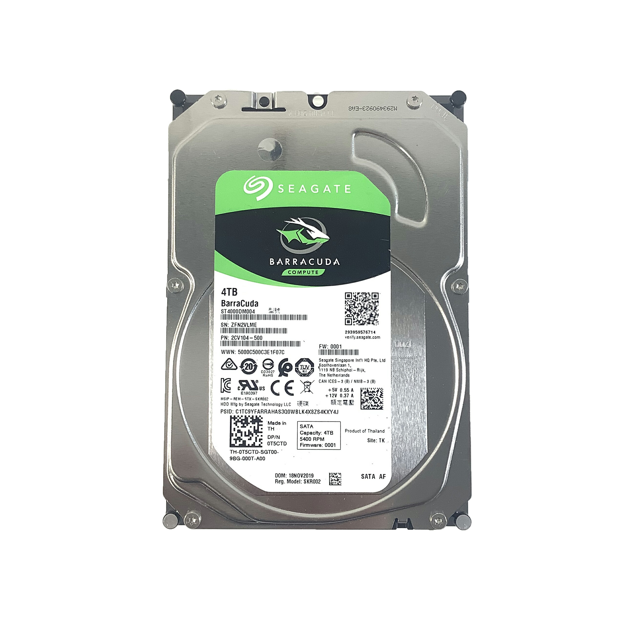楽天市場】R053-4 TB 3.5 インチ SATA HDD 1点 SEAGATE/HP/WD /TOSHIBA