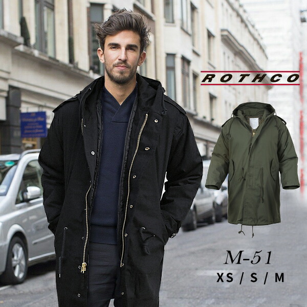 楽天市場】ロスコ ROTHCO M-51ミリタリーコート モッズコート メンズ