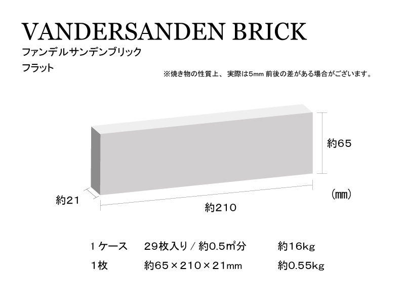 楽天市場】スライスレンガ ファンデルサンデンブリック クリーム