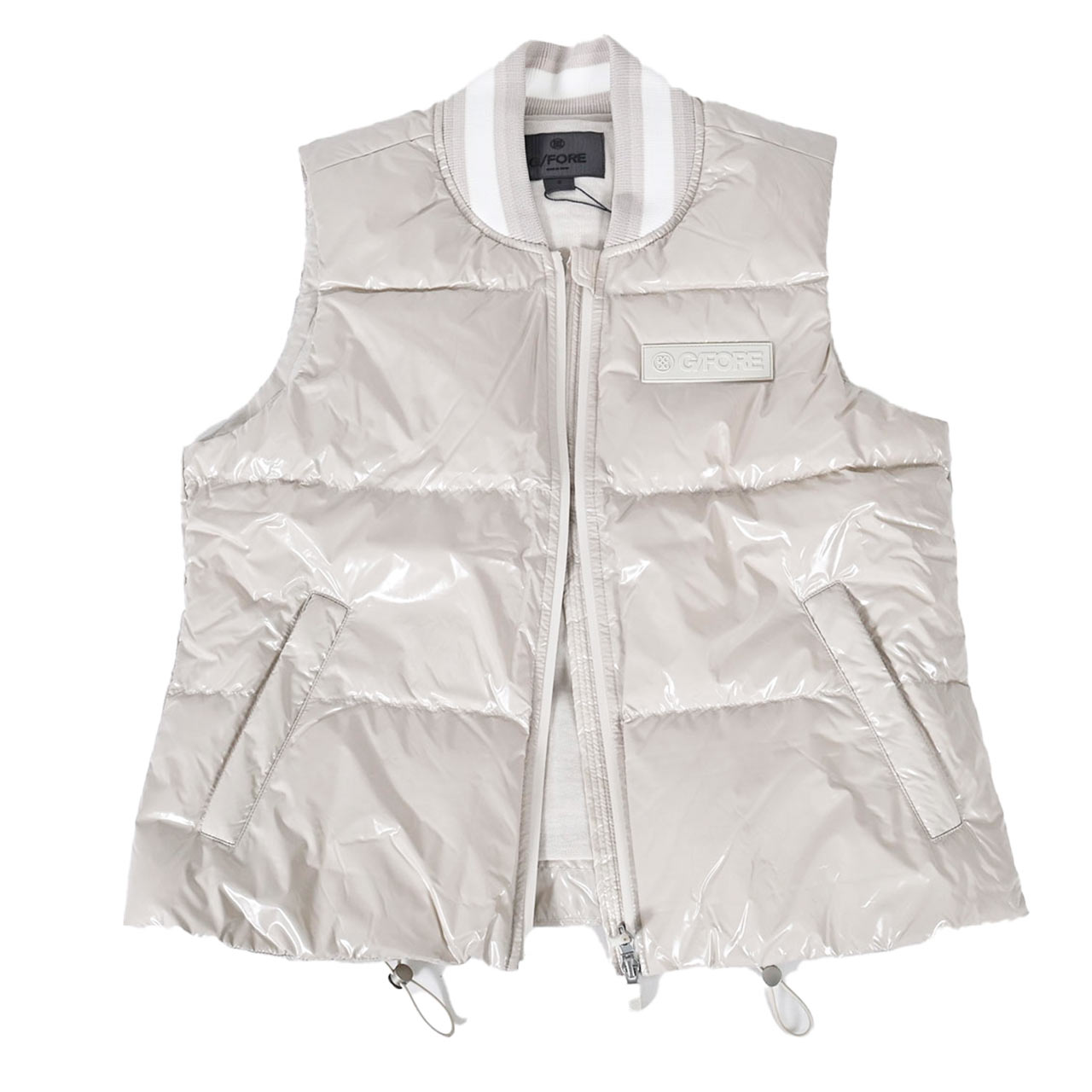 楽天市場】ジーフォア G FORE ベスト CIRCLE G PUFFER G4LF23O67 STONE