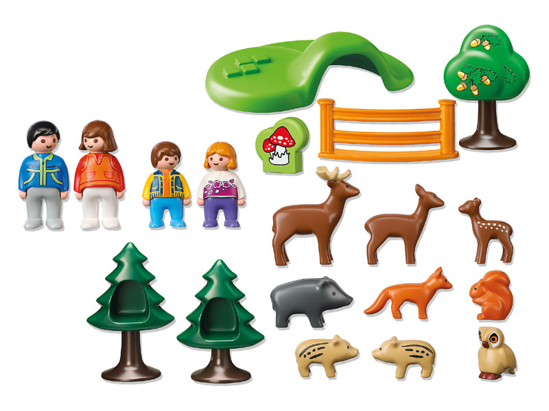 楽天市場】PLAYMOBIL プレイモービル 1.2.3 ワイルドパーク〜ドイツ