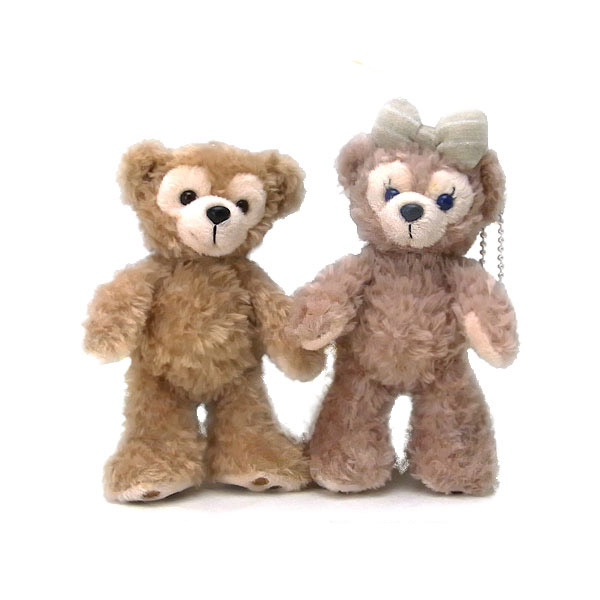 楽天市場】ダッフィー＆シェリーメイ ぬいぐるみ バッジ ぬいば ペア