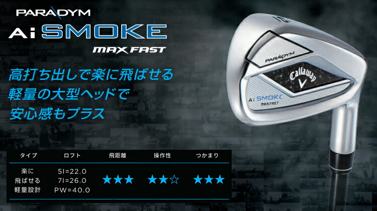 楽天市場】Callaway キャロウェイ日本正規品 PARADYM Ai SMOKE MAX