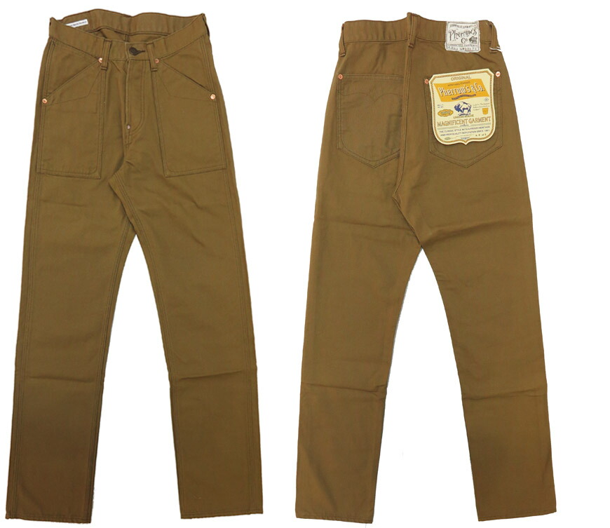 楽天市場】フェローズ Pherrow's 1930's ブラウンダック ワークパンツ