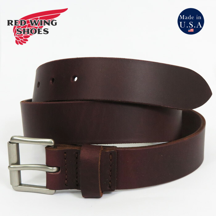 楽天市場】REDWING レッドウィング レザー ベルト 38mm幅 ブラック