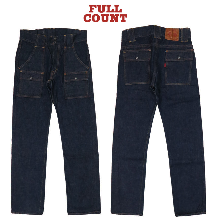 楽天市場】フルカウント FULLCOUNT 1246 デニム ブッシュパンツ 13.7oz
