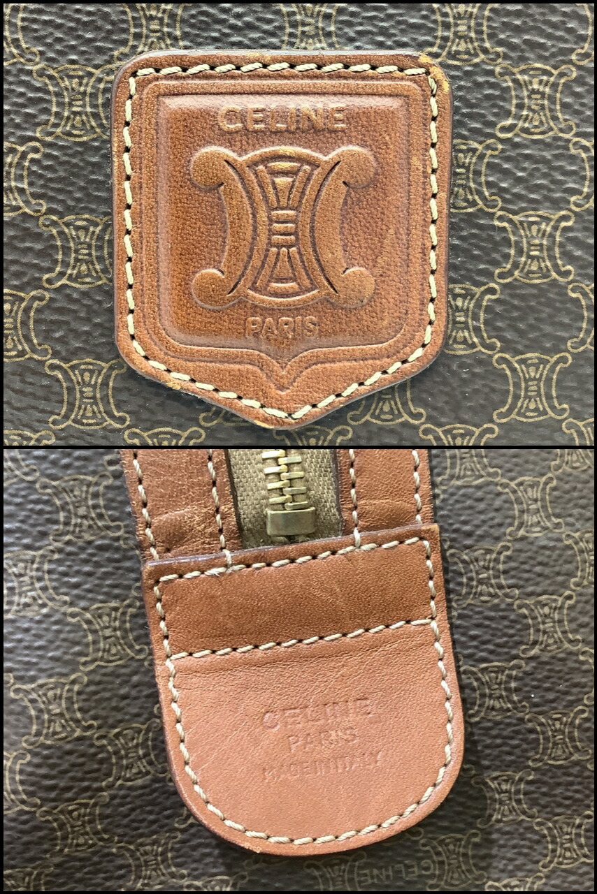 楽天市場】【中古】CELINE （セリーヌ） ミニボストンバッグ マカダム