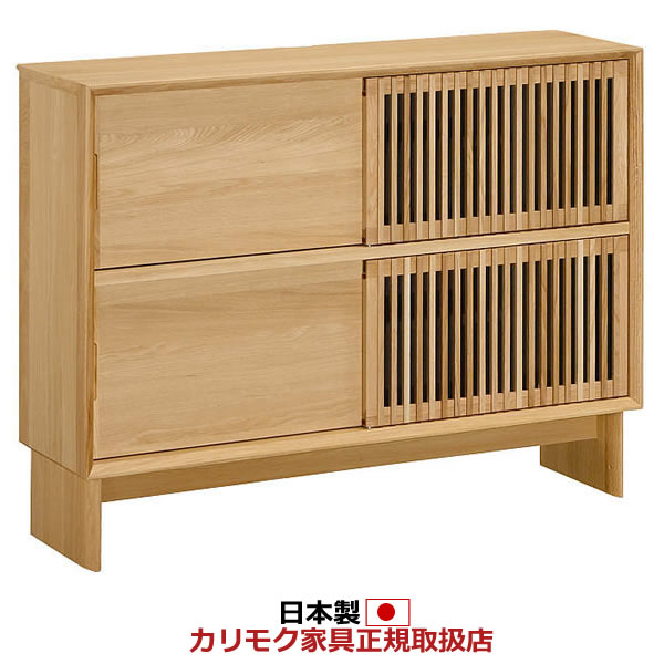 楽天市場】カリモク サイドボード（縦桟扉 幅1200mm 高さ850mm）【COM
