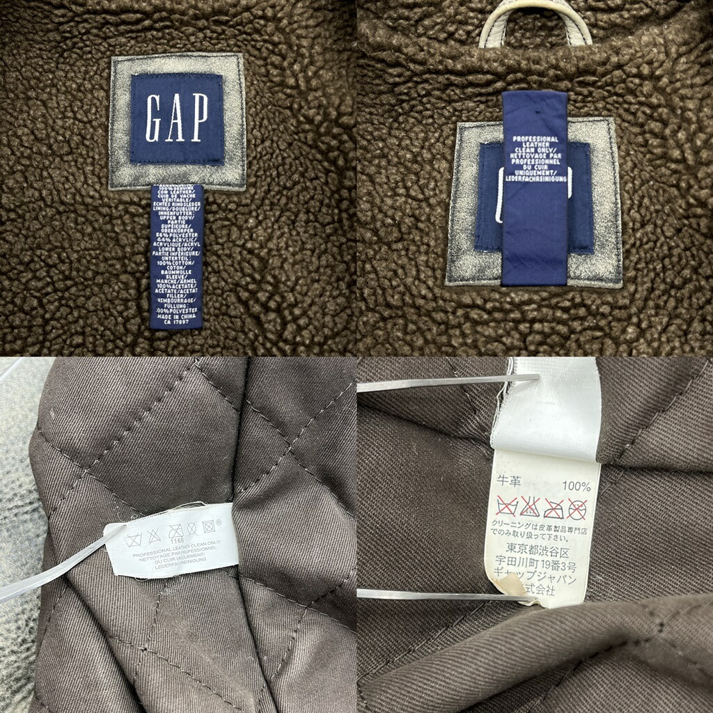 楽天市場】【中古】 GAP ギャップ オールドギャップ レザージャケット