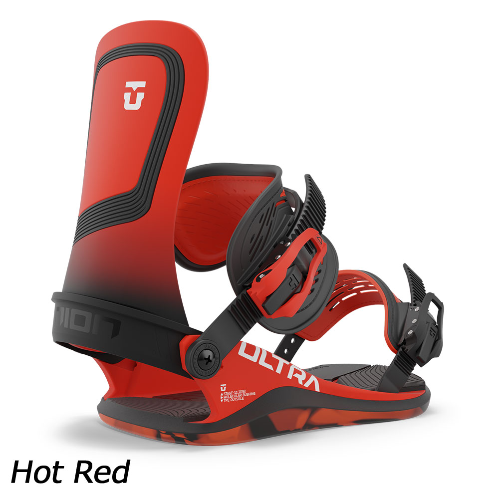 ユニオン UNION ウルトラ スノーボードビンディング レッド M 楽天