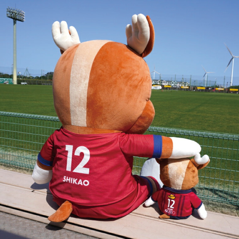 楽天市場】【ふるさと納税】しかお特大ぬいぐるみ【鹿島アントラーズ