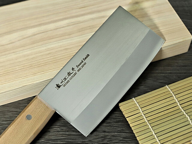 楽天市場】【ふるさと納税】濃州正宗作 中華包丁 17cm 包丁 肉切り