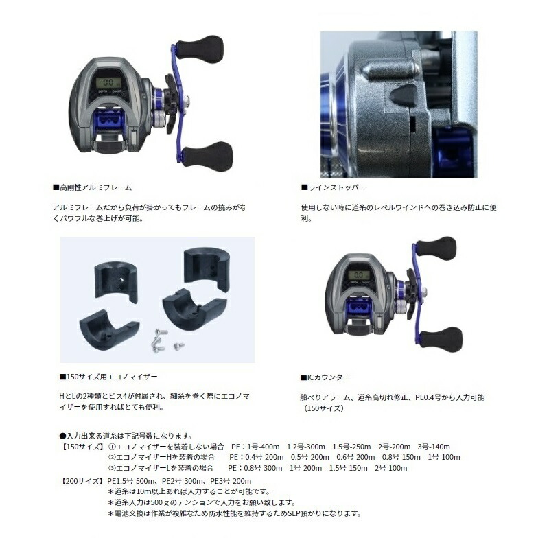 楽天市場】ダイワ ライトゲーム X IC 200 / 船 リール カウンター付 右