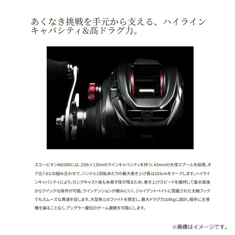 楽天市場】シマノ 24スコーピオン MD300XG / ベイト リール 右巻
