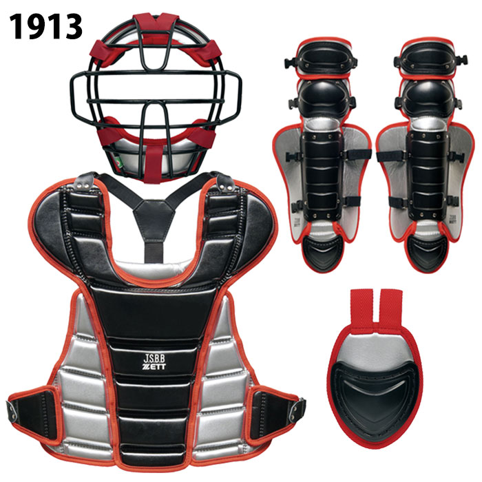 良健ZETT 軟式子供用 キャッチャー防具4点セット 良健ZETT 軟式子供用