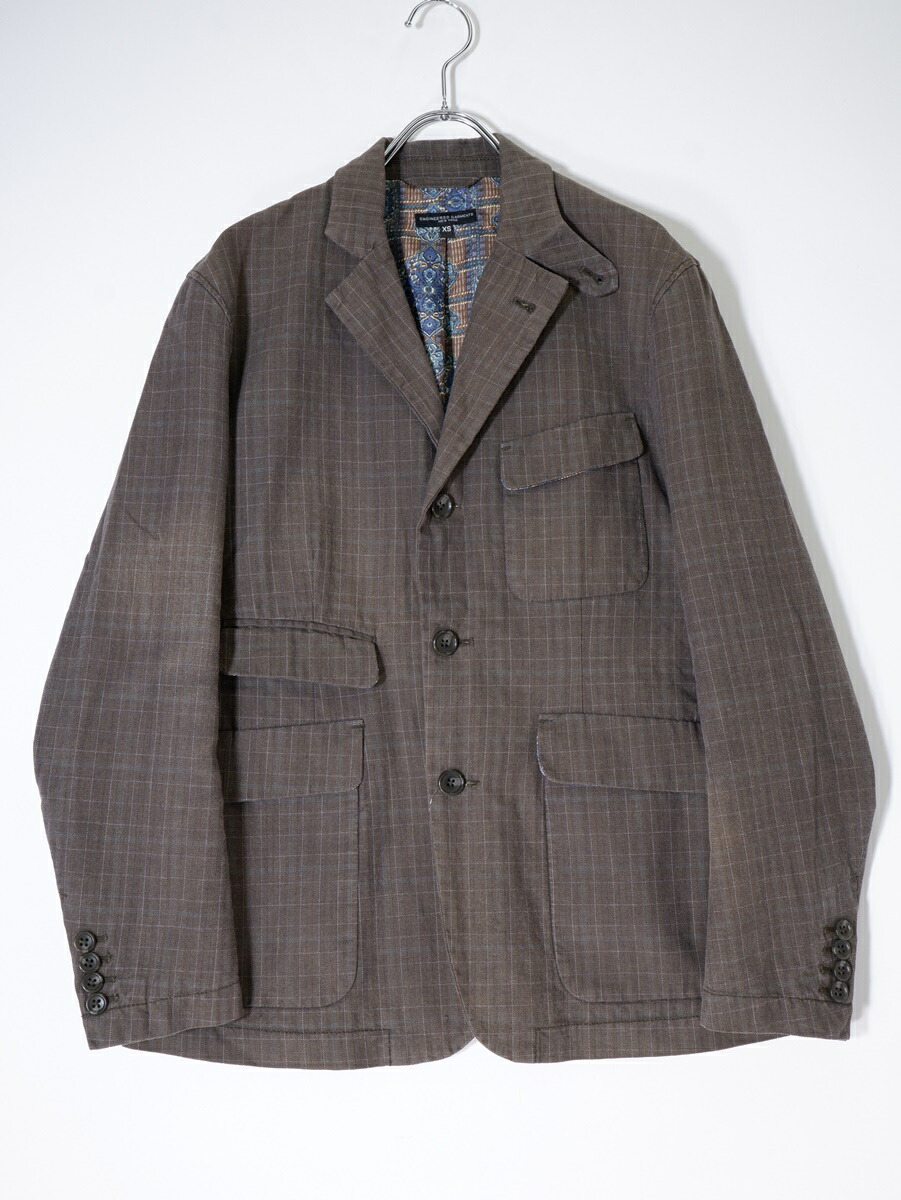 楽天市場】engineered garments ジャケット グレンチェックの通販