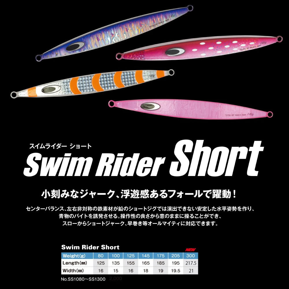 楽天市場】【全15色】 ネイチャーボーイズ 鉄ジグ スイムライダー