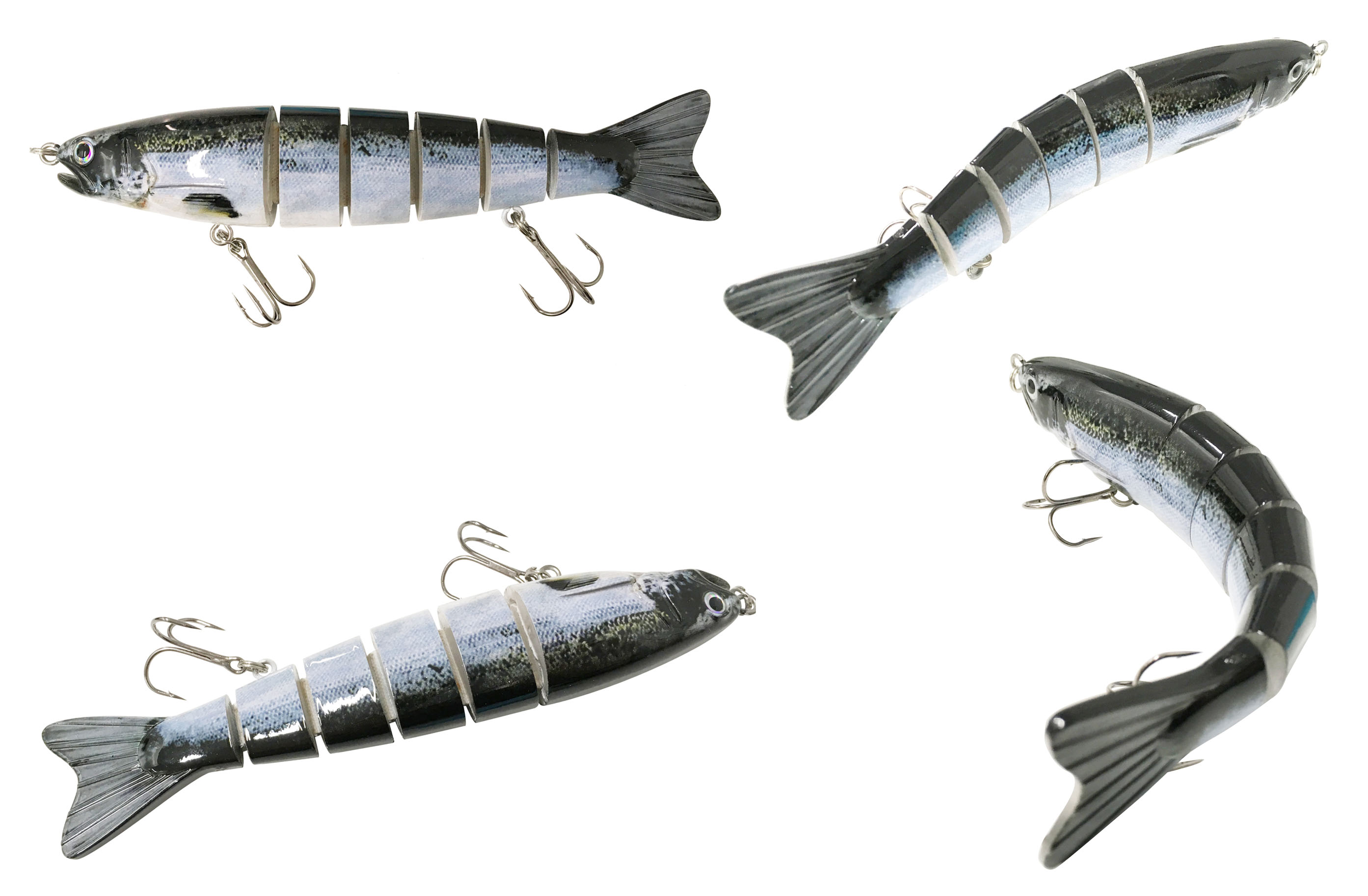 楽天市場】ビッグベイト ルアー ジョイントベイト 仕掛け トレブル