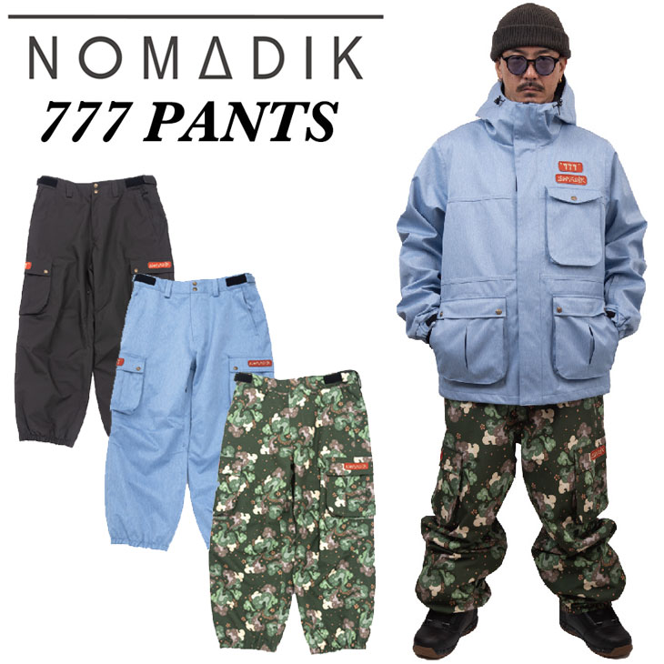 楽天市場】25-26 NOMADIK ノマディック スノボ ウェアー 777 PANTS