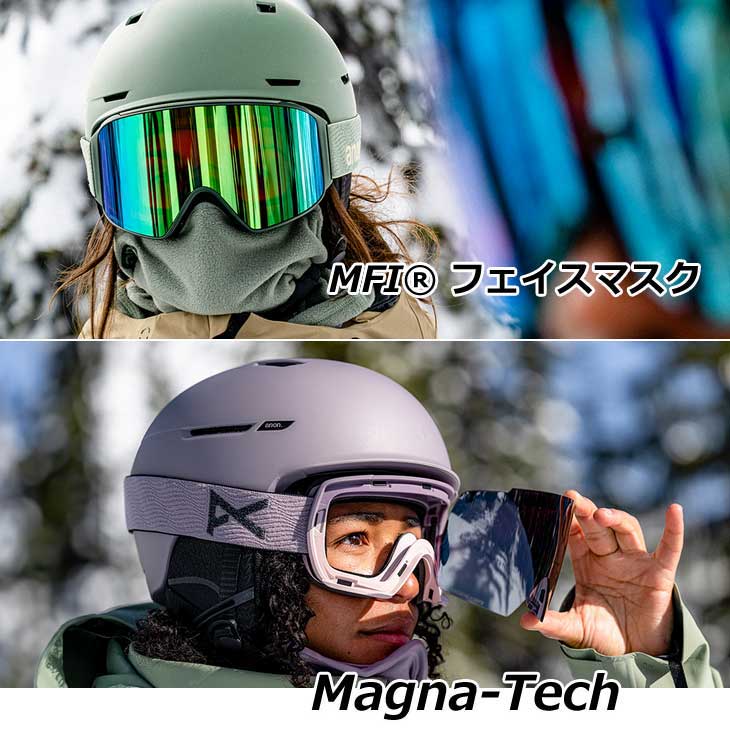 楽天市場】25-26 ANON アノン スキー&スノーボードゴーグル M6 Goggles