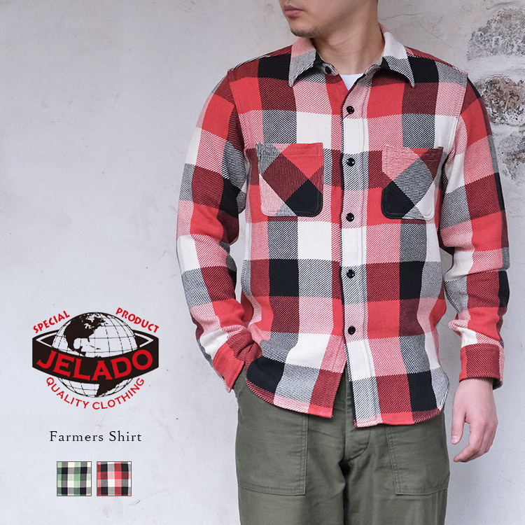楽天市場】JELADO ジェラード Farmers Shirt ファーマーズシャツ