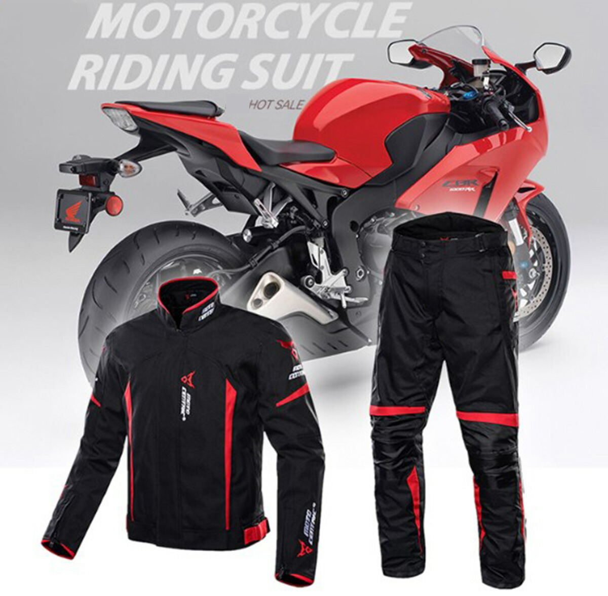 楽天市場】バイク用 メンズ ジャケット&パンツ上下セット オール