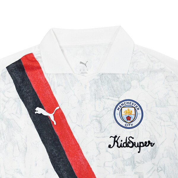 楽天市場】プーマ KIDSUPER × MCFC マンチェスターシティ LS レトロ