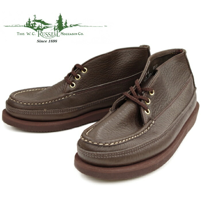 RUSSELL MOCCASIN ラッセルモカシン　シューズ　8E 極美品 8E 良品】RUSSELL MOCCASIN ラッセルモカシン スポーティングクレー