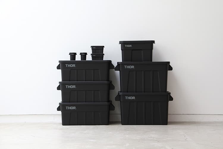 楽天市場】THOR large totes with lid 22L コンテナ ボックス 蓋付