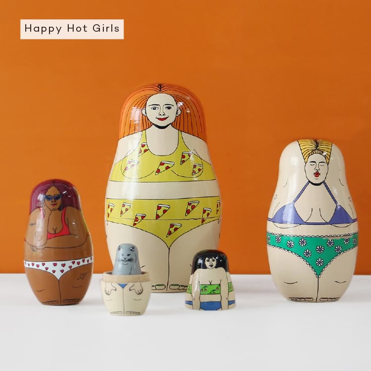 楽天市場】マトリョーシカ 木製 猫 犬 馬 干支 クリスマス サンタ