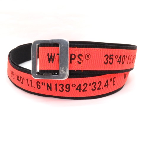 楽天市場】WTAPS ダブルタップス WEBBING BELT ベルト ORANGE オレンジ